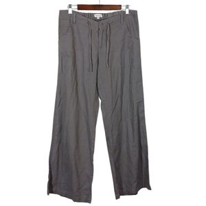 Just Living Wide Leg Linen Blend Pants Large